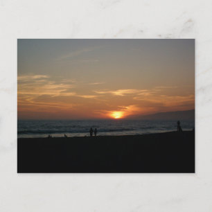 Santa Monica State Beach Postcard