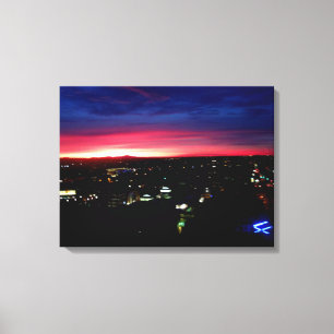 SANTA MONICA SUNRISE #1 CANVAS PRINT