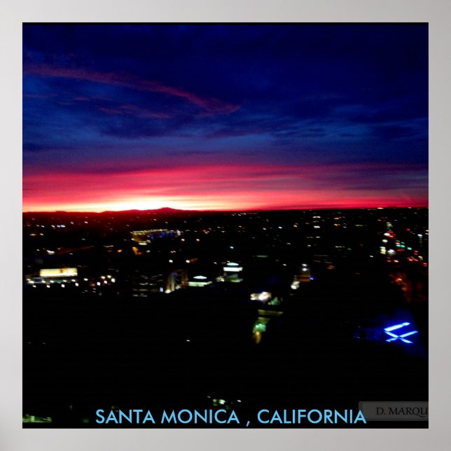 SANTA MONICA SUNRISE #1 POSTER (Front)