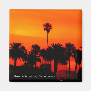 Santa Monica Sunset Magnet