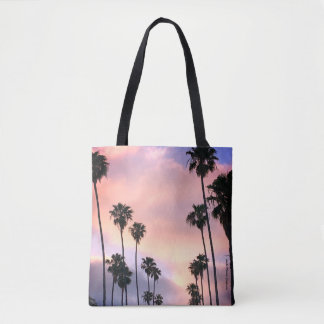 Santa Monica Sunset Tote Bag