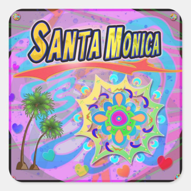 Santa Monica True Progress Sticker (Front)