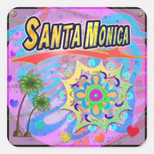 Santa Monica True Progress Sticker