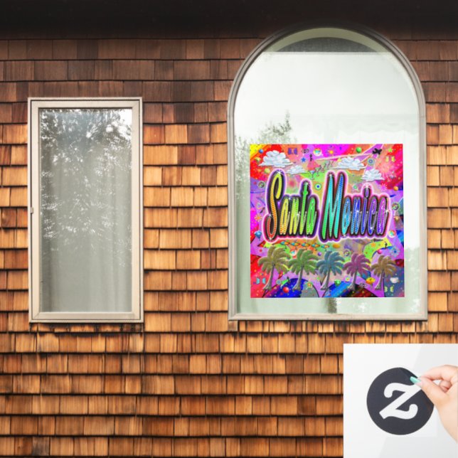 Santa Monica Vista Express Window Cling (Home Window)