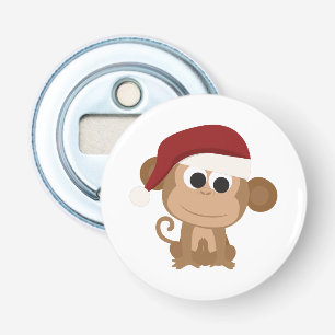 Santa Monkey Bottle Opener