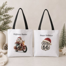 Santa Motorcycle Christmas Market Run