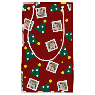 Santa Mrs Claus Christmas Maureen Girard Gifts Small Gift Bag
