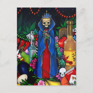 Santa Muerte POSTCARD Day of the Dead