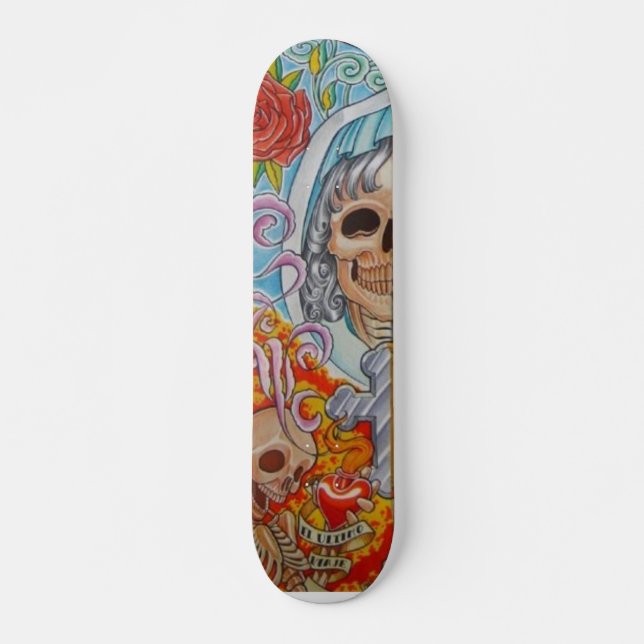 SANTA MUERTE SKATEBOARD (Front)