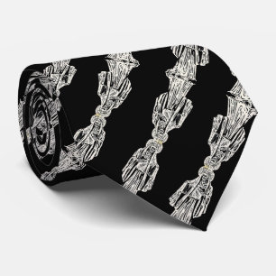 Santa Muerte Tie