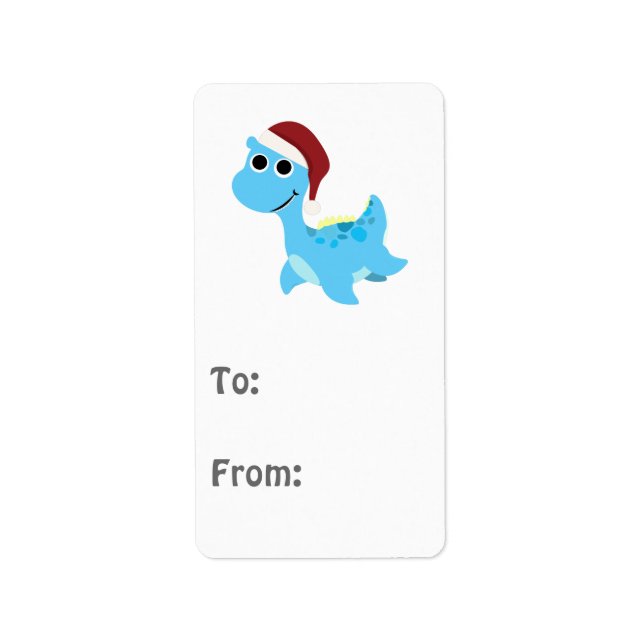 Santa Nessie Label (Front)