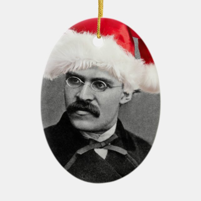 Santa Nietzsche Christmas ornament (Front)