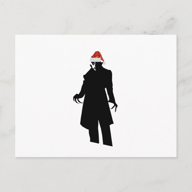 santa nosferatu holiday postcard (Front)