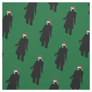santa nosferatu xmas christmas fabric