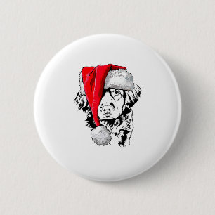 Santa Nova Scotia Duck Tolling Retriever Christmas 2 Inch Round Button