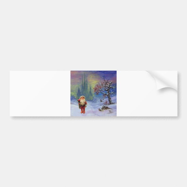 SANTA OF THE GNOMES BUMPER STICKER (Front)