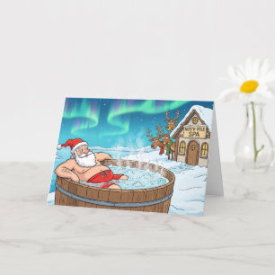 Santa Off Duty Card