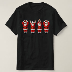 Santa Ohio Midwestern Party O-H-I-O Christmas T-Shirt