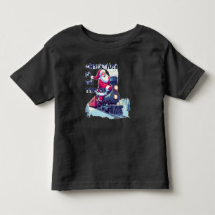 Santa On a Train Toddler T-shirt