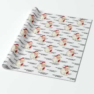 Santa Open December 25th no peeking !  Wrapping Paper