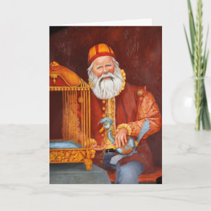 Santa Opus Magnum Greeting Card