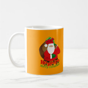 Santa orange "If you don't believe..." fun mug