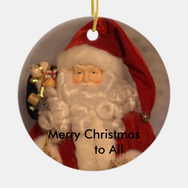 Santa Ornament (Front)