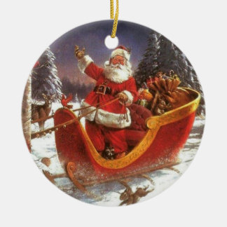 Santa ornament