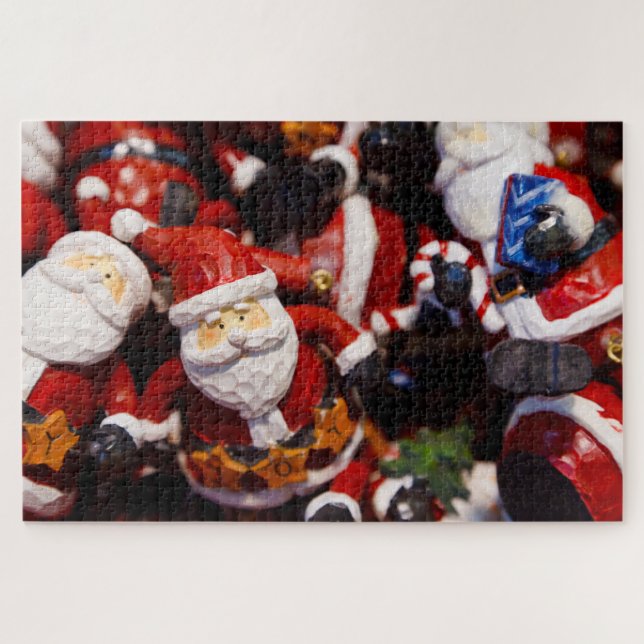 Santa Ornaments Christmas Jigsaw Puzzle (Horizontal)