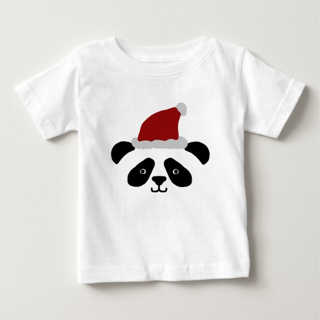 Santa Panda Kids Tshirt (Front)