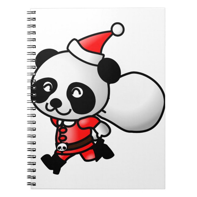 Santa Panda Notebook (Front)