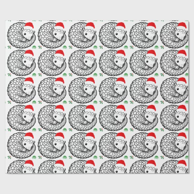 Santa Pango Wrapping Paper (Flat)
