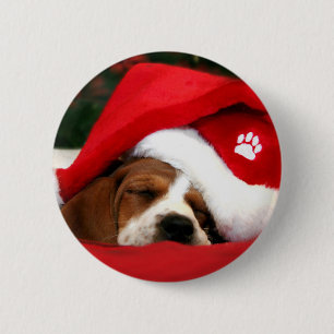 Santa Paws 2 Inch Round Button