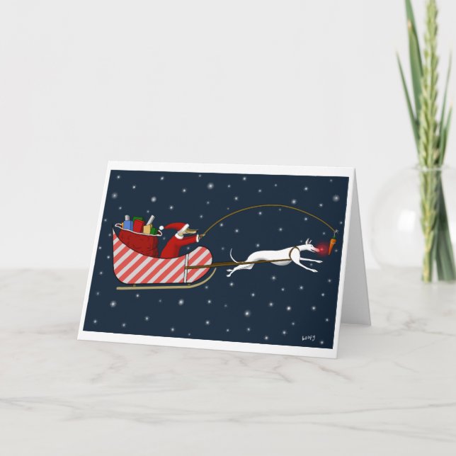 Santa Paws and Roo-dy Holiday Card (Front)