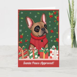 Santa Paws Coming Holiday Card