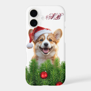 Santa Paws Corgi Holiday iPhone Design