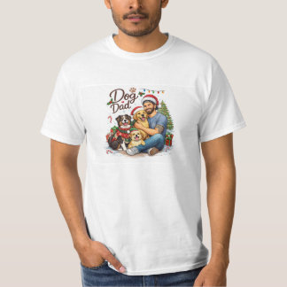 Santa Paws Dog Dad T-Shirt – Cute Christmas Dog Lo