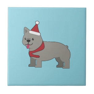 Santa Paws Holiday Tile
