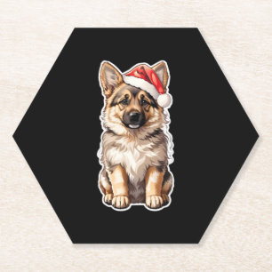 Santa Pawster Paper Coaster