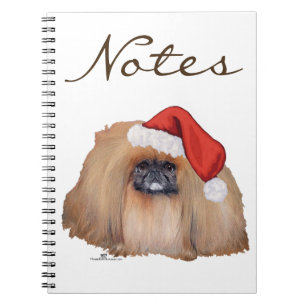 Santa Pekingese Notebook