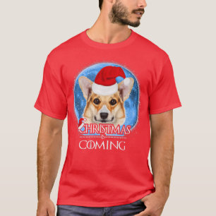 Santa Pembroke Welsh Corgi Dog Merry Christmas Is T-Shirt