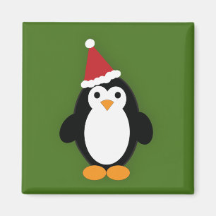 Santa Penguin Magnet