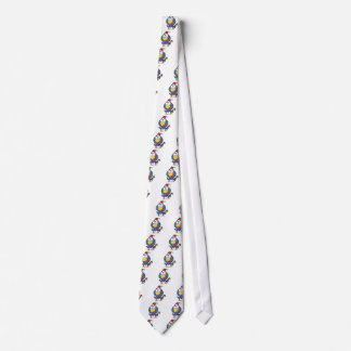 Santa Penguin with Candy Cane Tie