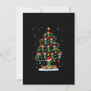 Santa Pickle Christmas Tree Lights Funny Pickle Lo Invitation