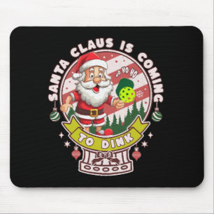 Santa Pickleball Christmas, Funny Santa Mouse Pad