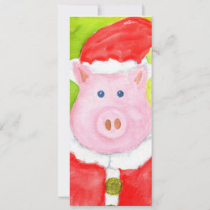 Santa Pig Invitations