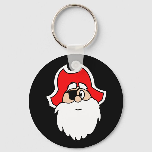 Santa Pirate Keychain (Front)