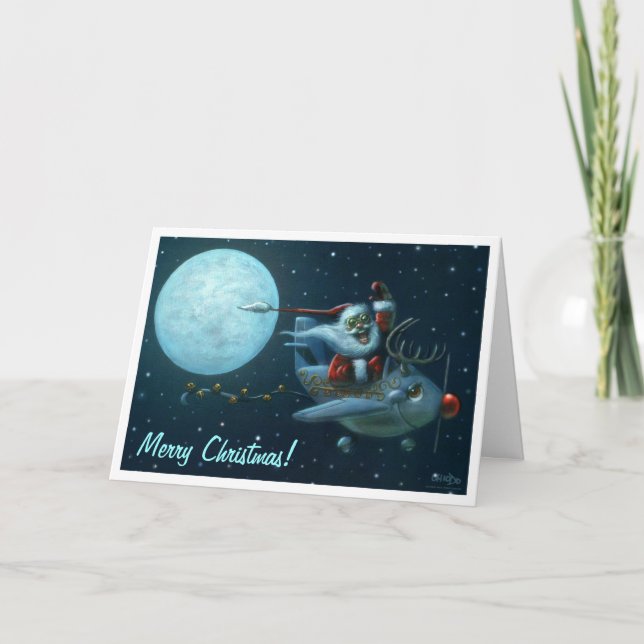Santa Plane Card (Front)