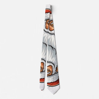 Santa Playing Card for Christmas Tie