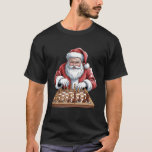 Santa Playing Chess Funny Christmas Sport Lovers H T-Shirt<br><div class="desc">Santa Playing Chess Funny Christmas Sport Lovers Holiday</div>